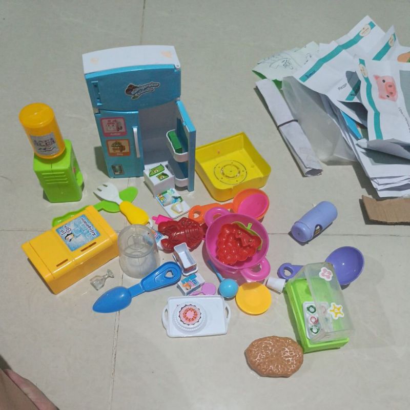 mainan masak masakan preloved