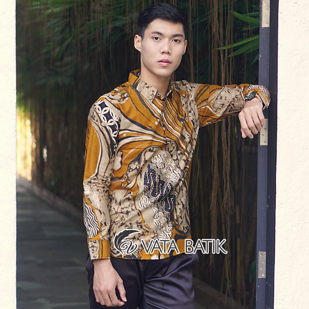 Kemeja Batik Pria Vatabatik Slimfit Premium VATA 13