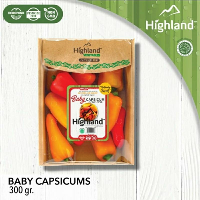 

Highland Capsicums baby 300gr