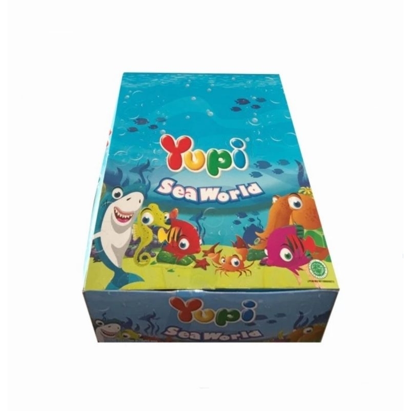 

Permen Candy Yupi Seaworld / Yupi Jungle Fun / Yupi Dinoland Box isi 24pcs