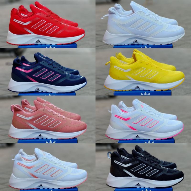 Adidas Zoom Women Performance Sporty Shoes Sepatu Olahraga Wanita Senam Zumba Aerobik Gym Fitnes Run