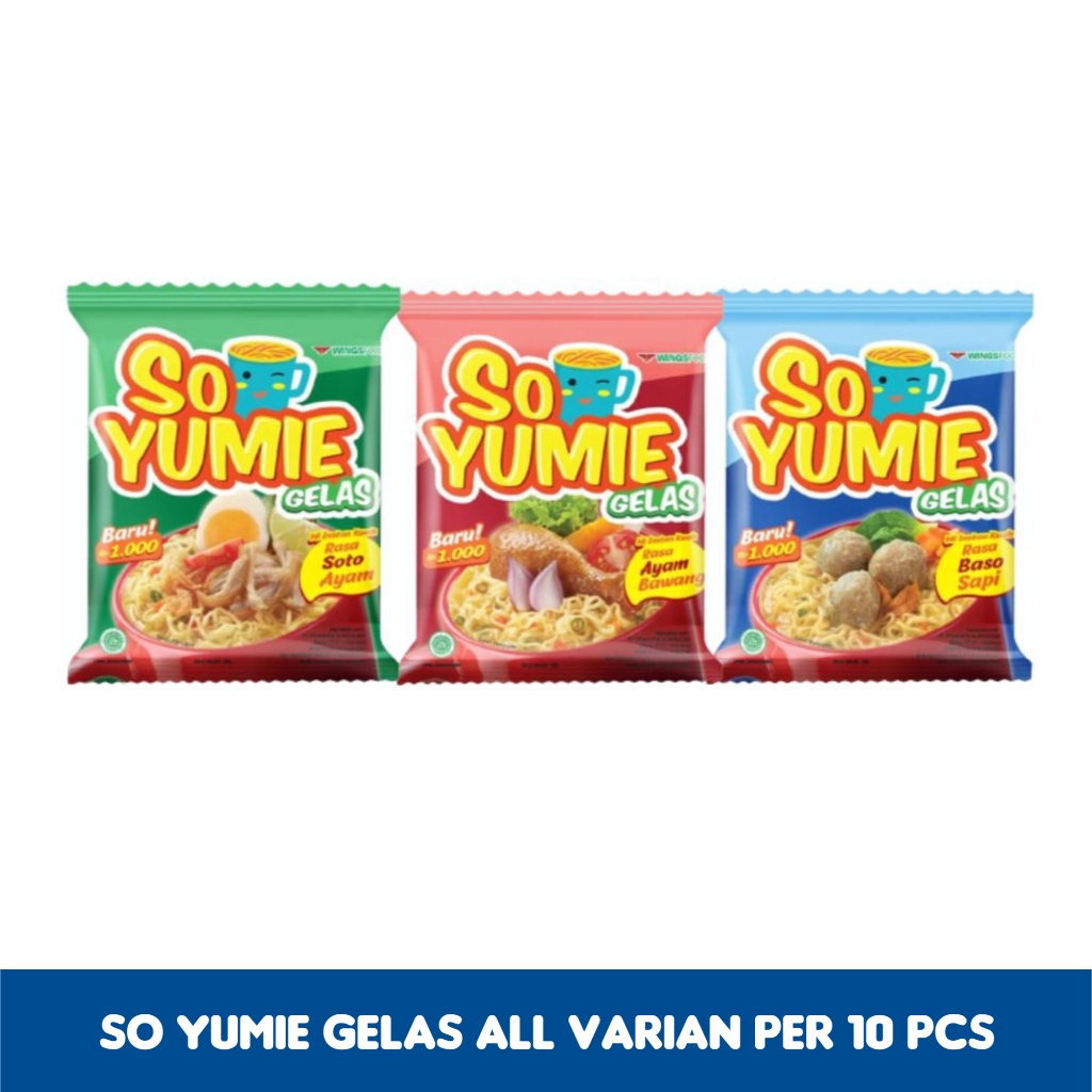 

So Yumie Gelas All Varian Per 10 Pcs