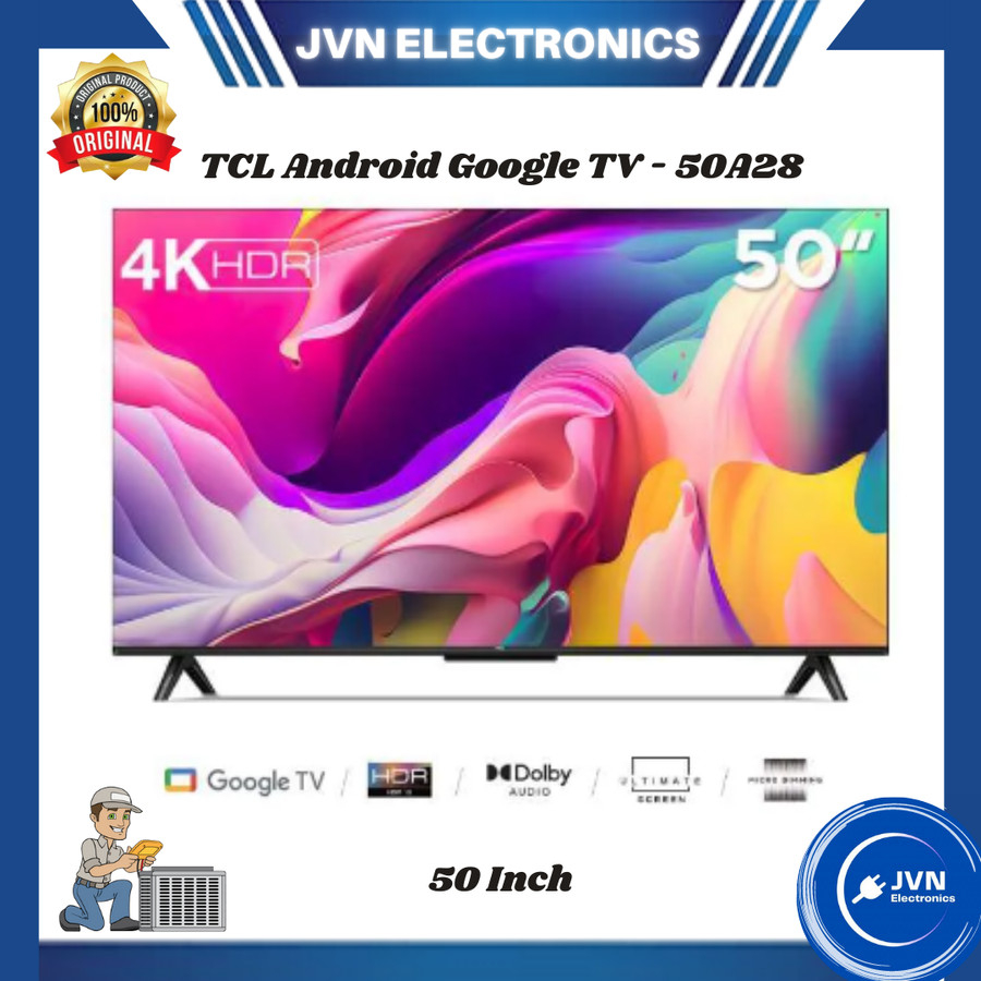 TCL 50 Inch Android Google TV - 50A28