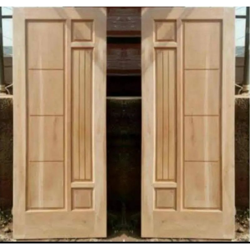 Daun Pintu Kayu Mahoni Super