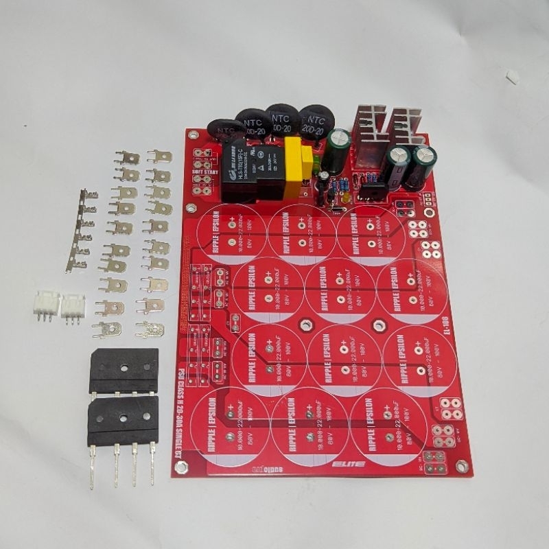 KIT PCB PSU CLASS H ISI 12 ELKO | KIT ELITE PSU CLASS H SINGLE CT| PCB DOUBLE LAYER