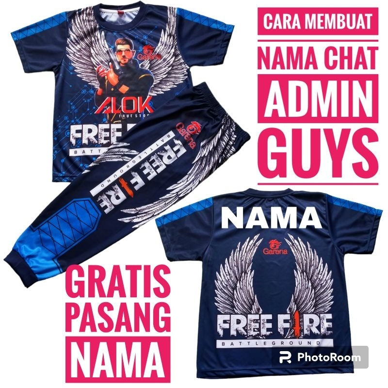 SETELAN BAJU GAMING FREEFIRE /SETELAN BAJU GAMING BNL/SETELAN CELANA BNL/SETELAN BAJU BNL