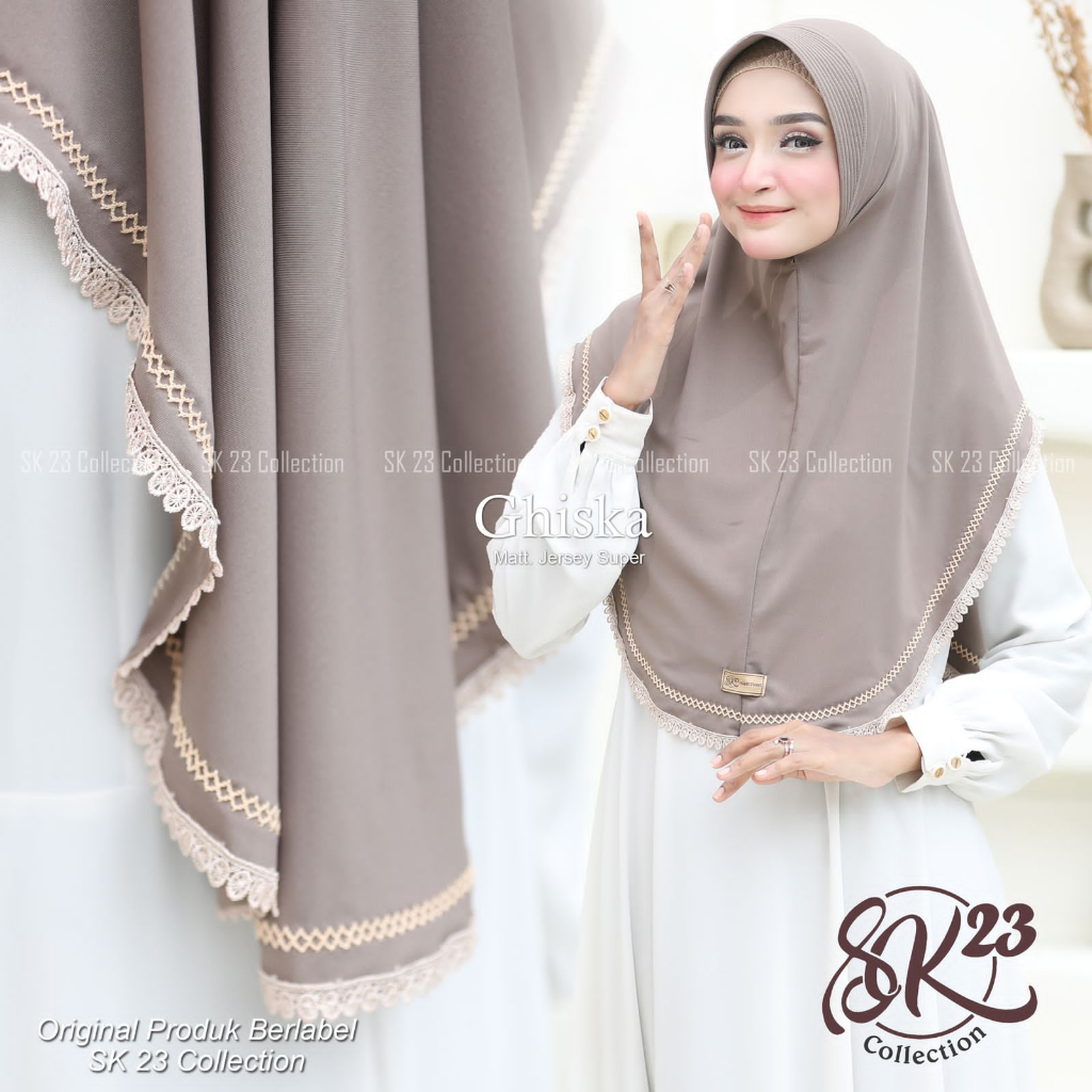 SK GHISKA // HIJAB GHISKA BY SK 23 COLLECTION // KHIMAR GHISKA SK 23