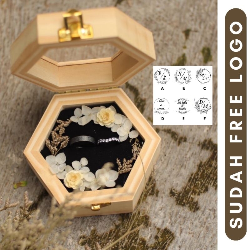 Box Tunangan Engagement Seserahan / Tempat Cincin Aesthetic