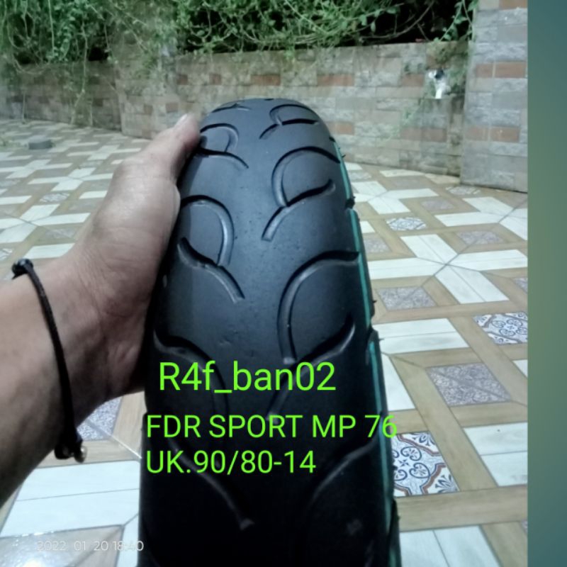 Ban matic tubeless ukuran 90/80 Ring 14 motor beat, Vario, Mio Merk FDR MP76 Sofcompondb