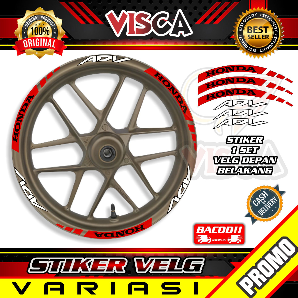 Stiker Velg List Velg Motor Stiker Velg ADV