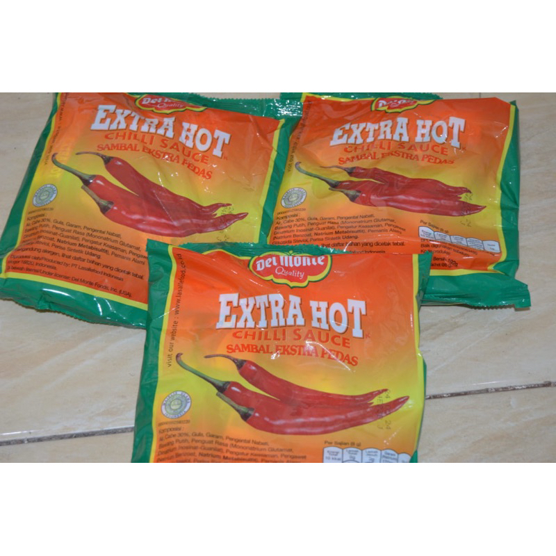

delmonte saos sachet pedas