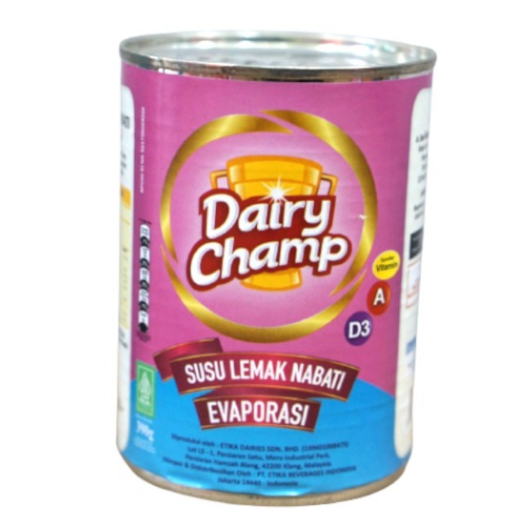 

Dairychamp Evaporasi 390gr Dairy Champ Susu Lemak Nabati