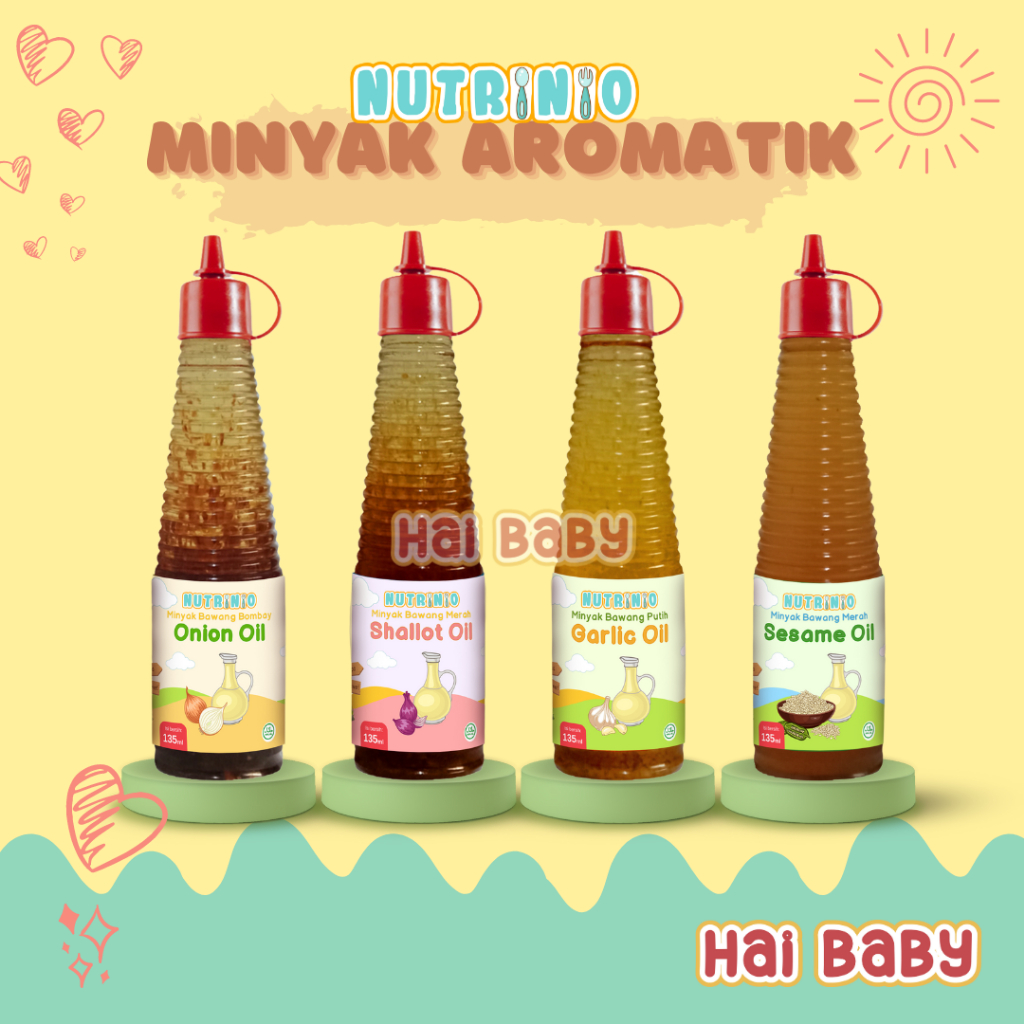 

Minyak Aromatik Bawang Putih 135 ml / Garlic Oil Onion Oil Sesame Oil / Minyak Wijen Minyak MPASI Anak 135 ml