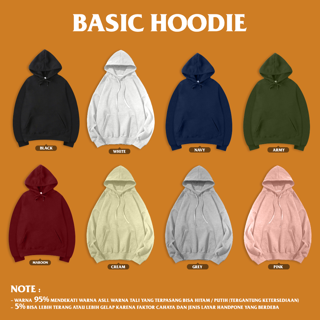 Custom outfit kita - Hoodie polos oversize