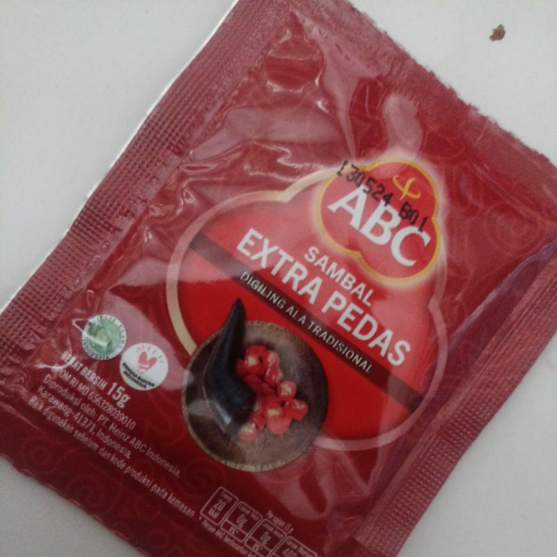 

saos sambal abc kemasan sachet