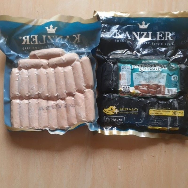 

Sosis Kanzler Beef Cocktail Sausage 250gr