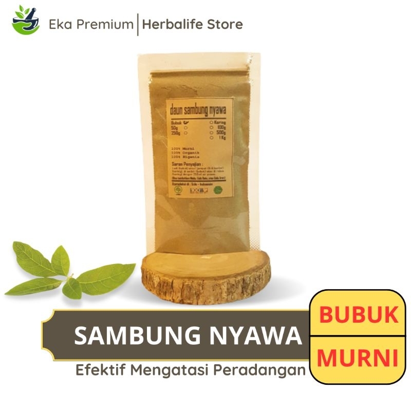 

DAUN SAMBUNG NYAWA BUBUK Sambungnyawa Kering Asli Ramuan Rempah Herbal Murni Jamu Minuman Tradisional Simplisia Gynura Procumbens