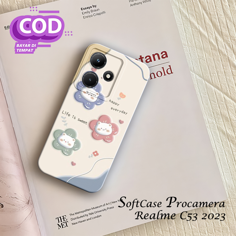 CASE REALME C53 - SOFTCASE PRO CAMERA REALME C53 - CASING REALME C53 TERBARU - CESING REALME C53 202