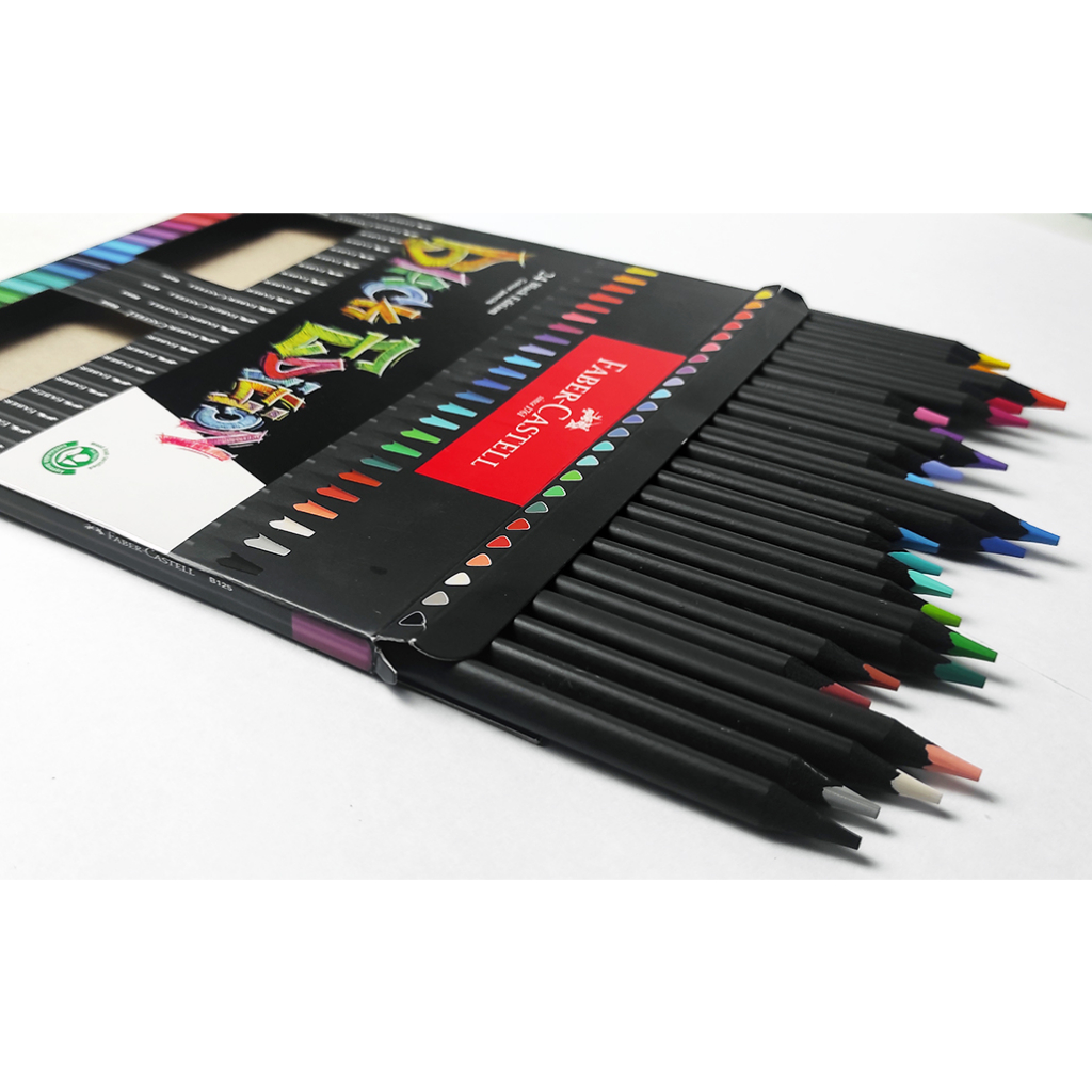 

RK Pensil Warna Faber Castell Black Edition 24 Warna / Black Edition Colour Pencil Set 24