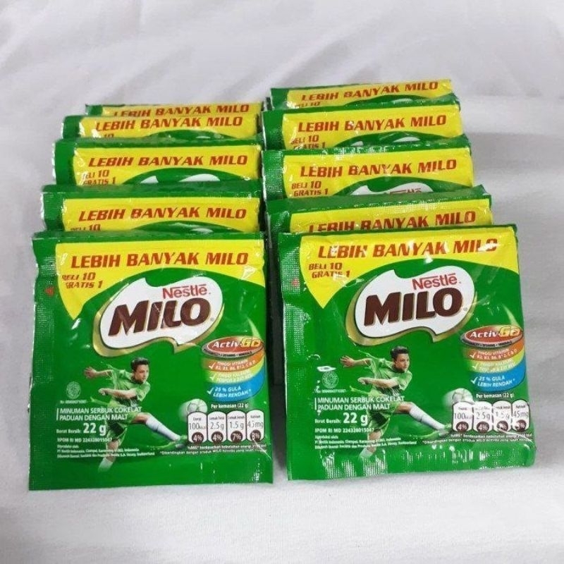 

Milo.Sachet Activ go 22gr renceng isi 10pcs