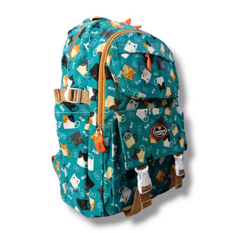 POLLOPACK KANVAS MOTIF 02/TAS GENDONG WANITA/RANSEL