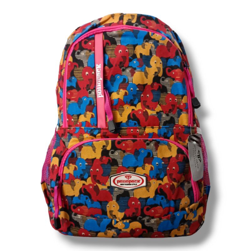 POLLOPACK KANVAS MOTIF 06/TAS GENDONG WANITA/RANSEL