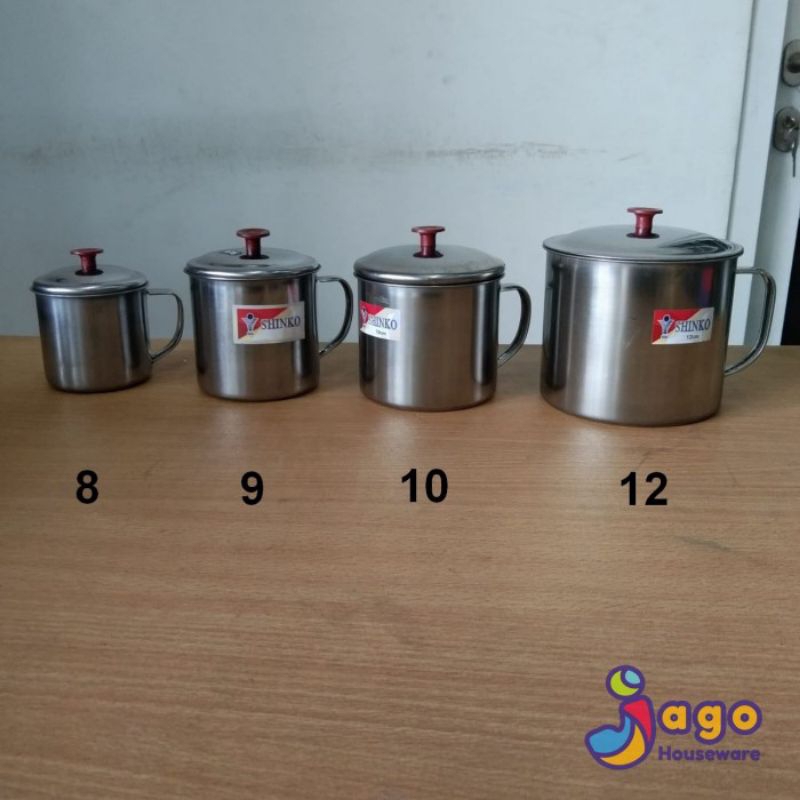 MUG STAINLESS 10CM / GELAS STAINLESS 10 CM