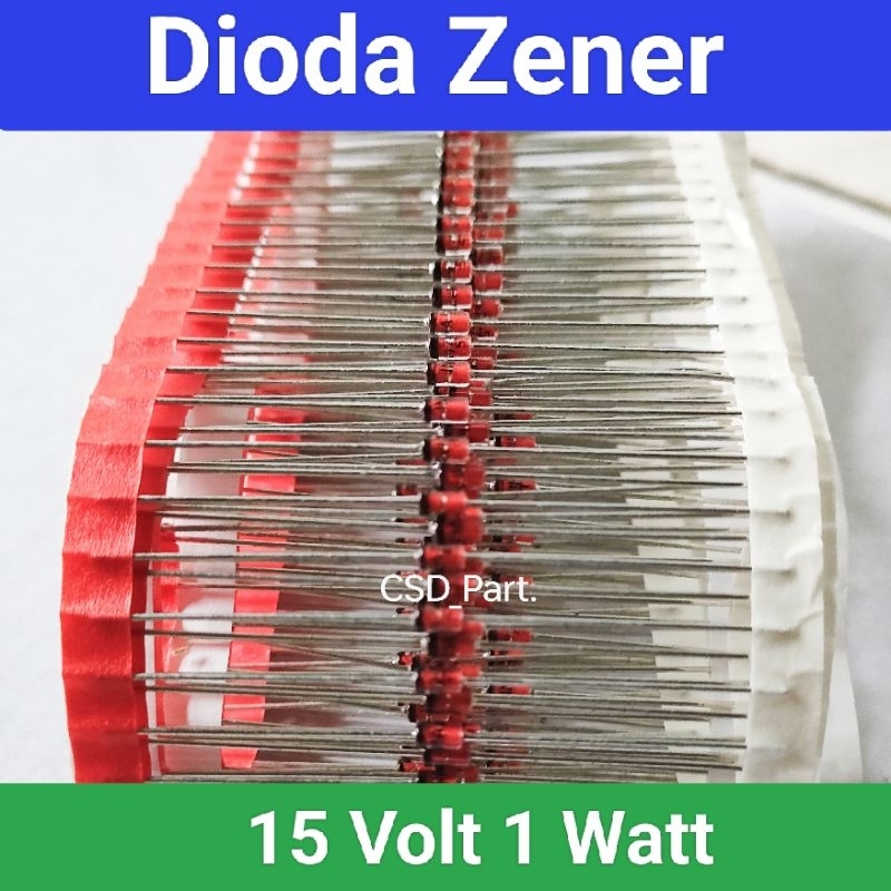 5 Pcs Dioda Diode Zener 1 Watt 5V1 9V1 12V 15V 24V