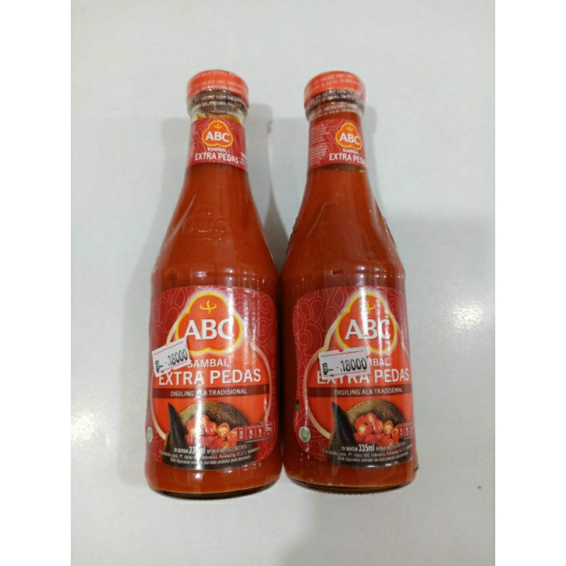 

NEW !! Saos Sambal Asli Extra Pedasss 335ML Botol Kaca