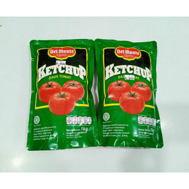 

New!! Del Monte Ketchup Saos Tomat 1KG