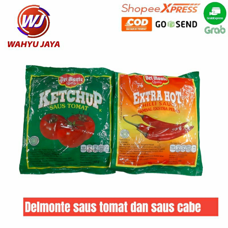 

Delmonte sauce tomat dan chilli sauce sachet 192 g