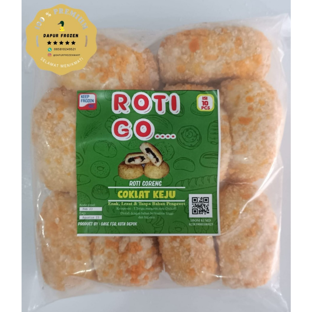 

Roti Go-Roti Goreng Rasa Coklat Keju