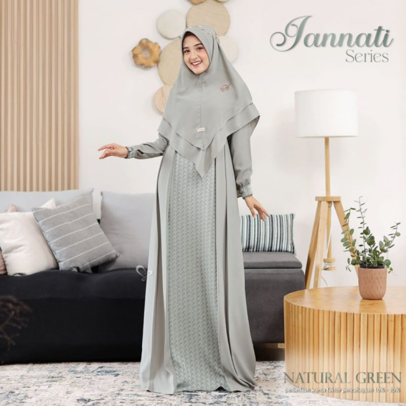 Jannati series by Salvina Dress Mom set Khimar