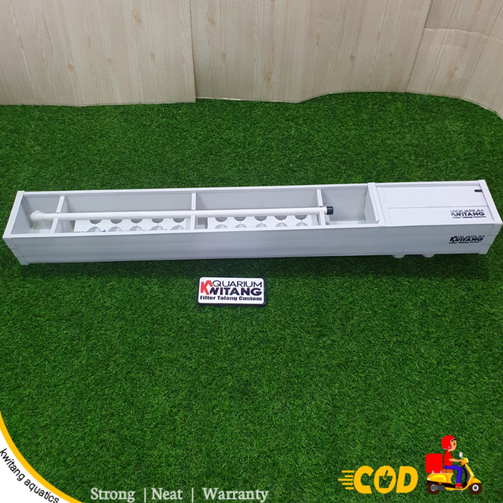 Filter Talang Aquarium 110Cm / Talang Filter Aquarium 110cm + Tempat UV / Box Filter Talang Lampu Uv