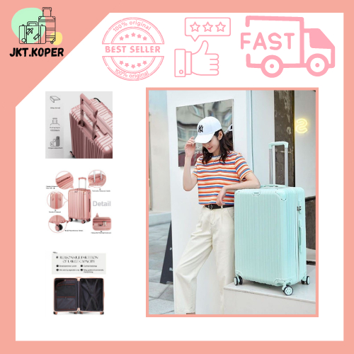 Koper Travel High Quality 20/22/24 Inch Germany PC Material Polo Import Original Kabin Bagasi Koper 