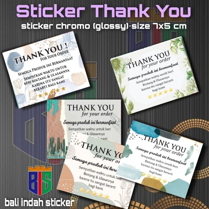 

STIKER THANKYOU ISI 100 LEMBAR/STIKER LABEL PENGIRIMAN OLSHOP