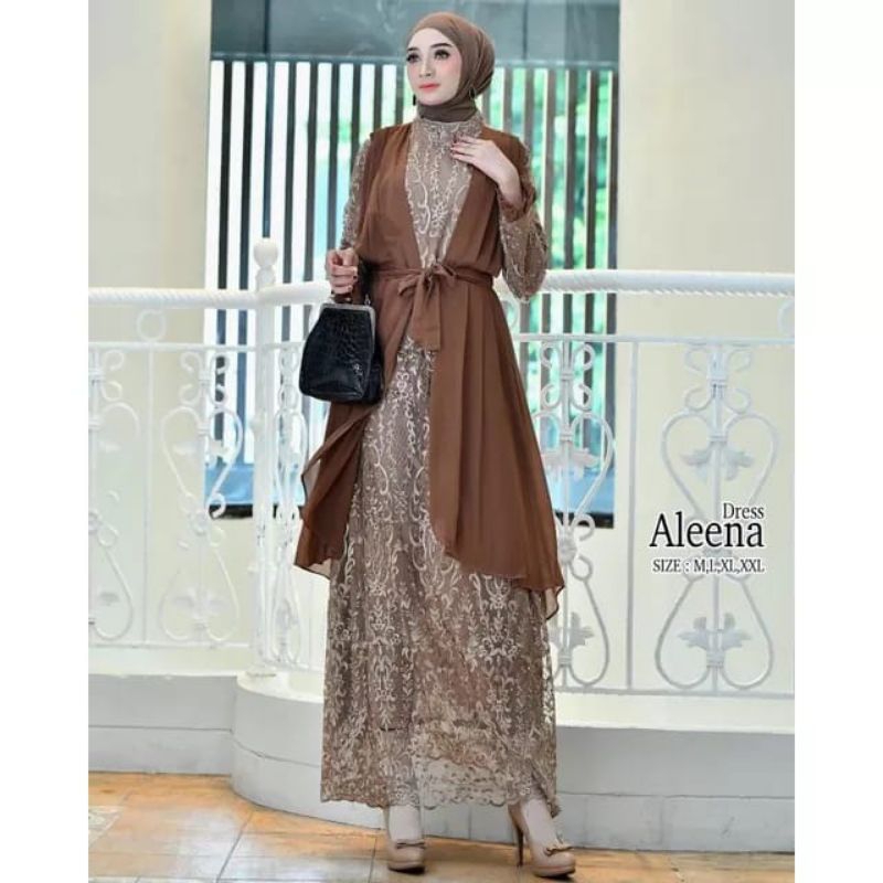 COD - GAMIS ALEENA - GAMIS MODERN - GAMIS KEKINIAN - GAMIS PESTA - GAMIS KONDANGAN - GAMIS BROKAT - 