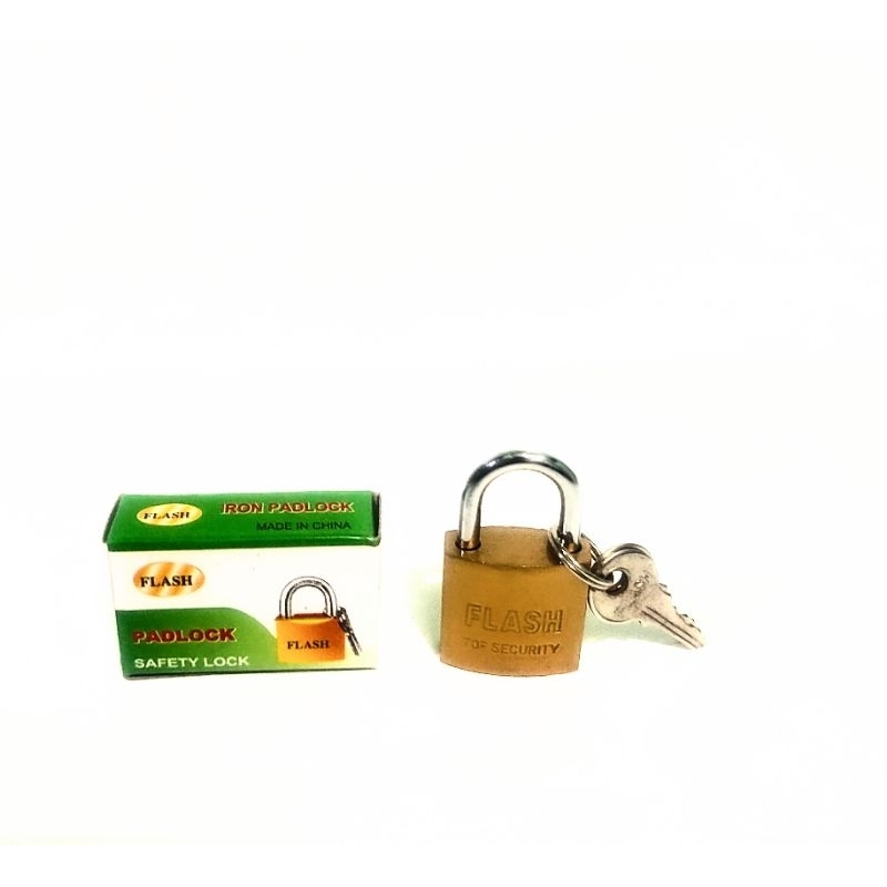 Gembok koper kuning kecil/ Gembok kunci 30mm