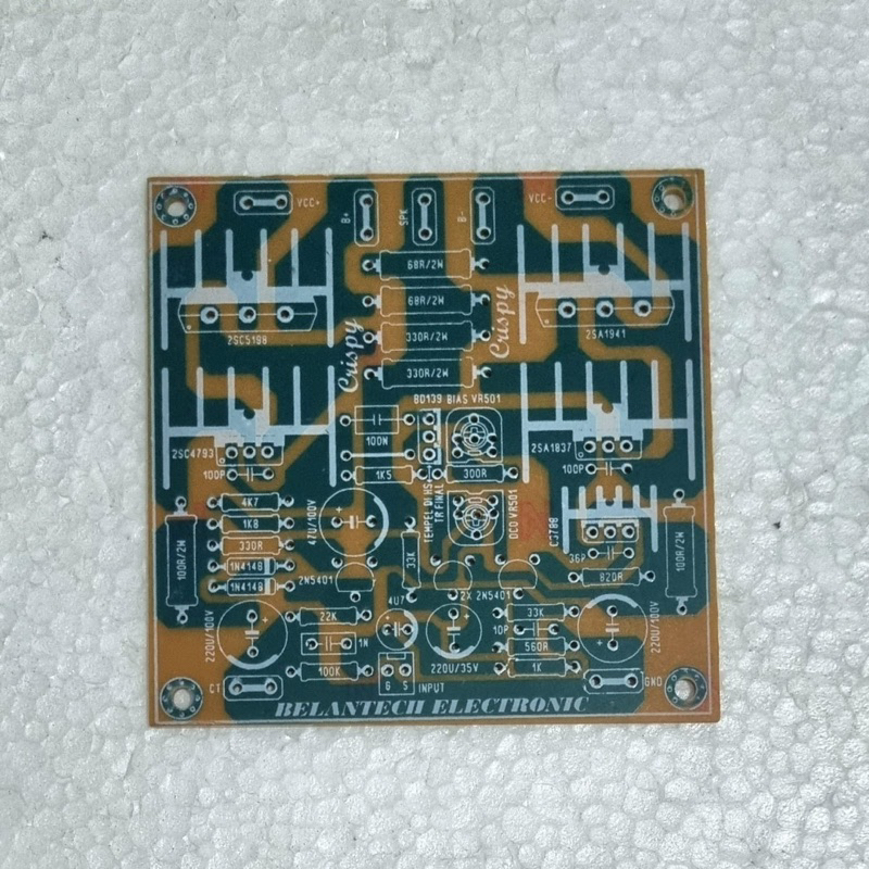 PCB Power Amplifier SOCL 504 TEF Crispy Modif By Kartino