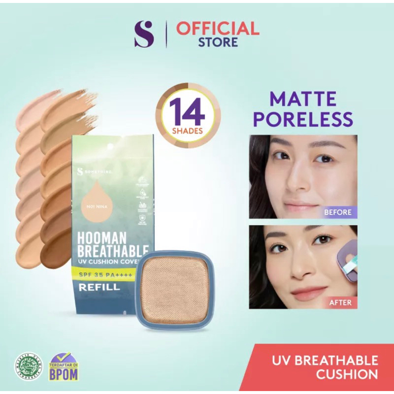 SOMETHINC (REFILL) Hooman Breathable UV Cushion Cover SPF35 PA++++ SOMETHINC COPY PASTE BREATHABLE C