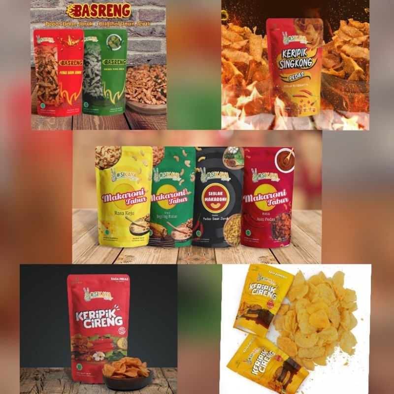 

Paket Snack Sikaya || Cemilan enak Murah || Makaroni || Basreng || Cireng || kripik singkong