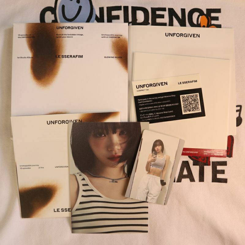 [READY] Album Only Compact Lesserafim Chaewon Unforgiven Unsealed