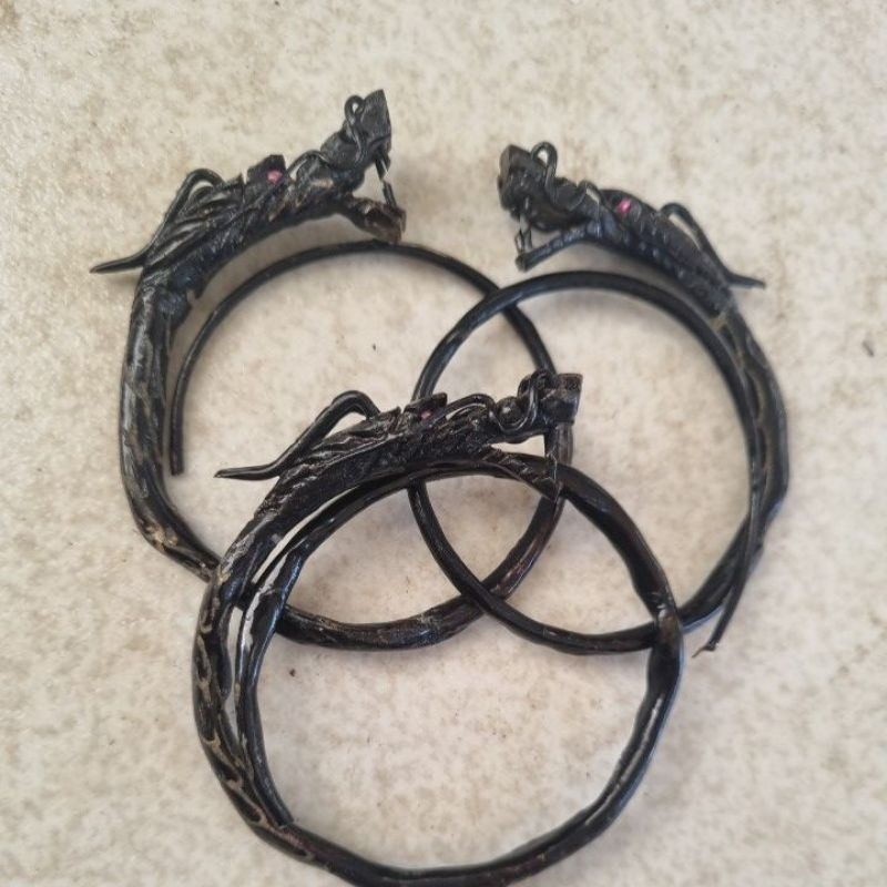 gelang akar bahar model naga gelang bahar asli