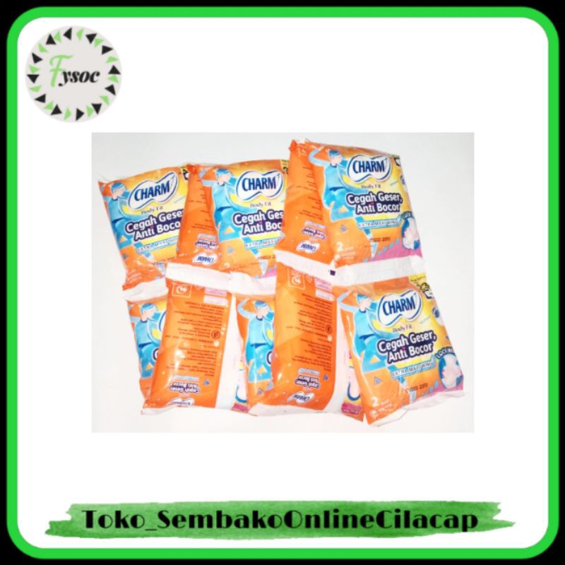 CHARM WING 23CM ISI 2 PADS | PEMBALUT SAYAP RENCENG