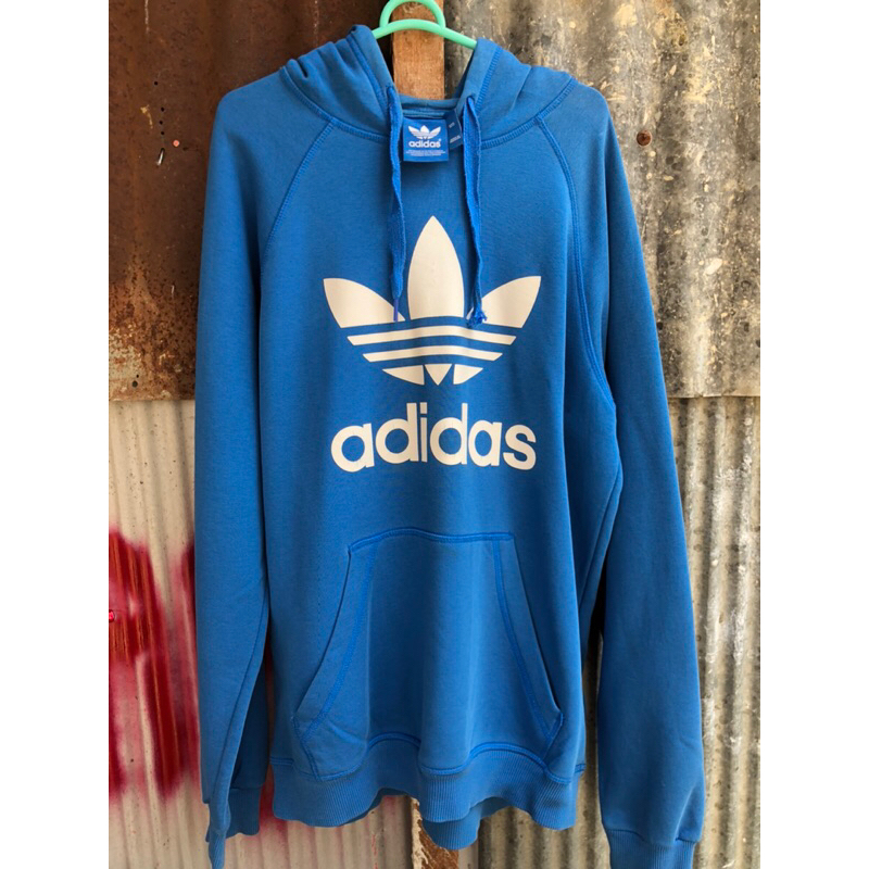 hoodie ADIDAS trefoil blue