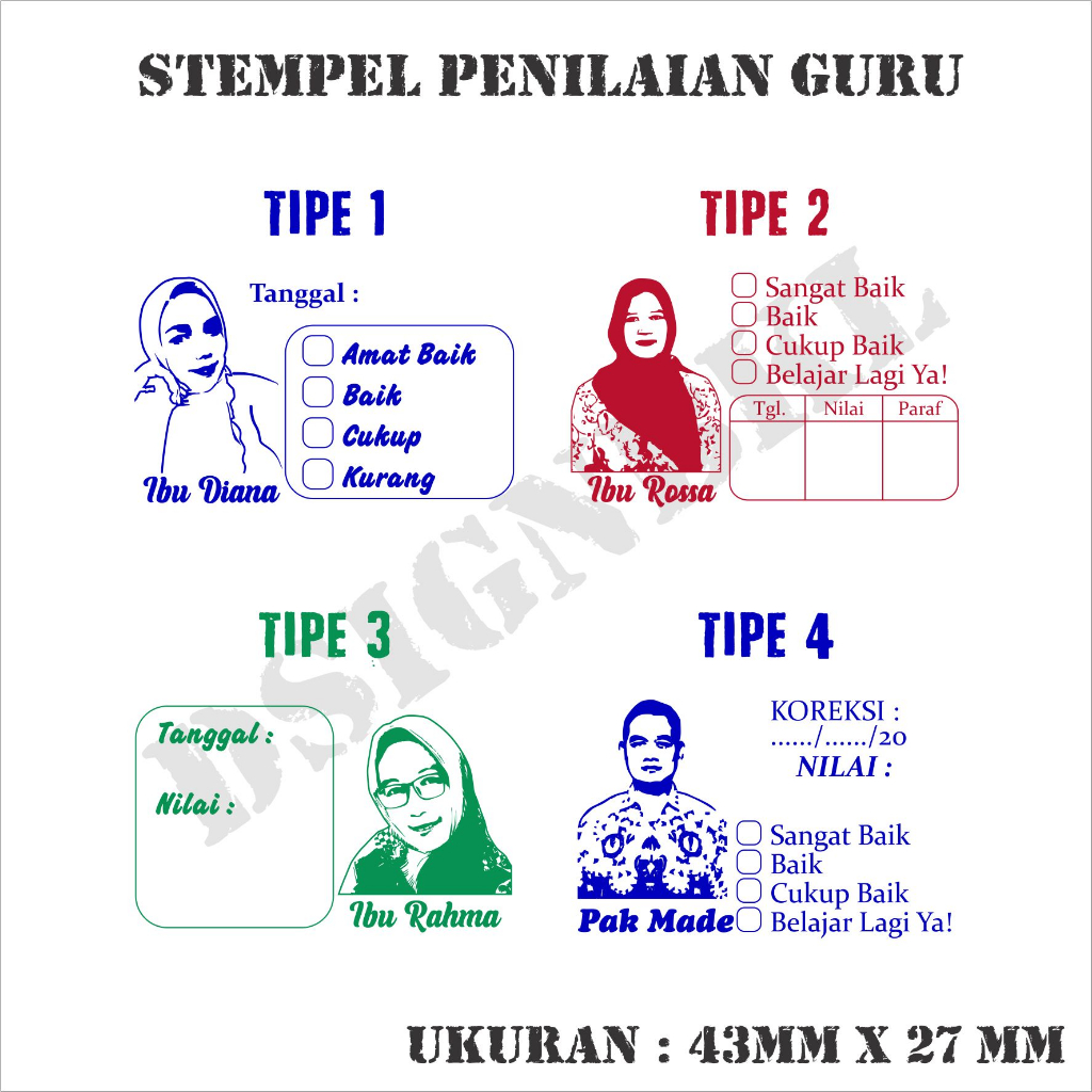 

STEMPEL PENILAIAN GURU