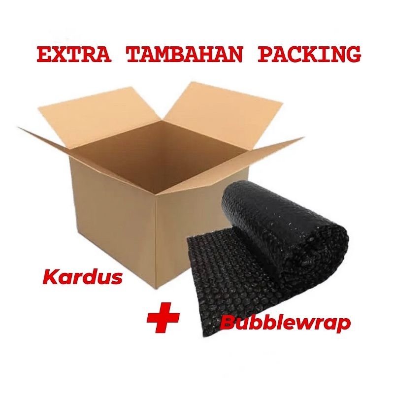 

Extra Tambahan Packing Kardus + Bubblewrap