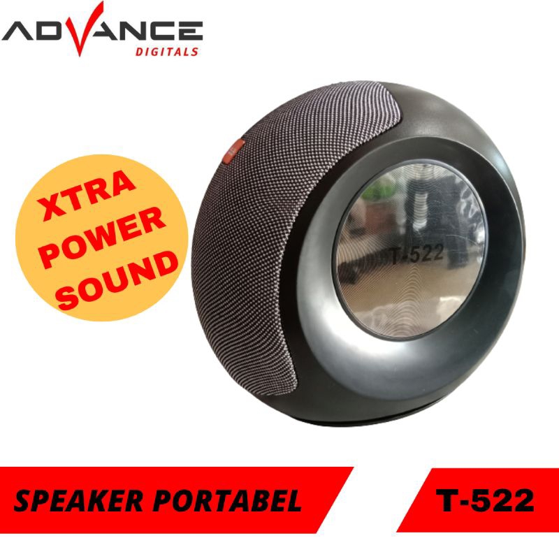 advance MEGA BASS Speaker music box Wireless Bluetooth Mp3 T-522 FM Radio USB SPEAKER SUPER BASS sub