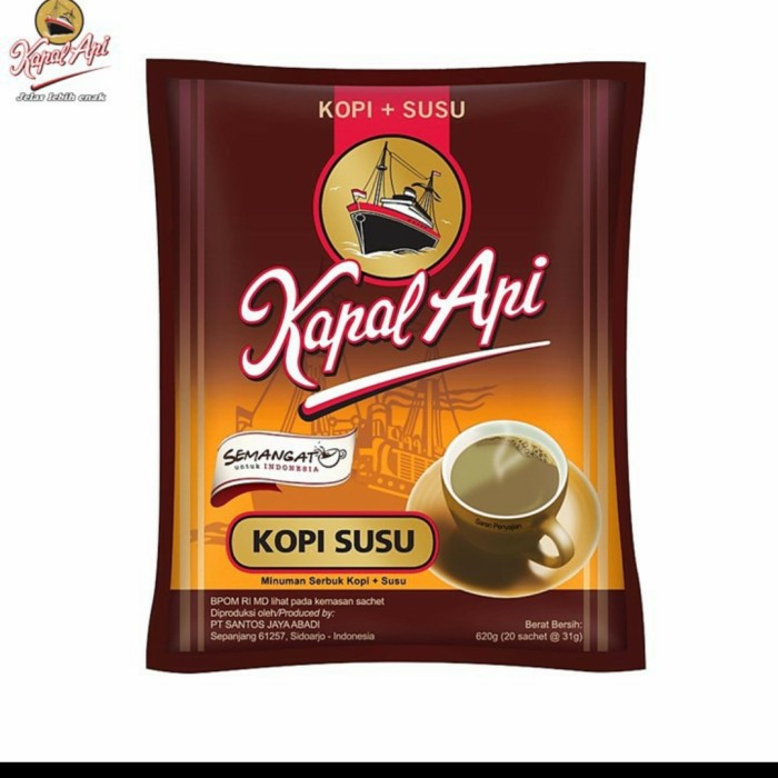 

Kapal Api Kopi Susu 1Renceng isi 10sachet MURAH