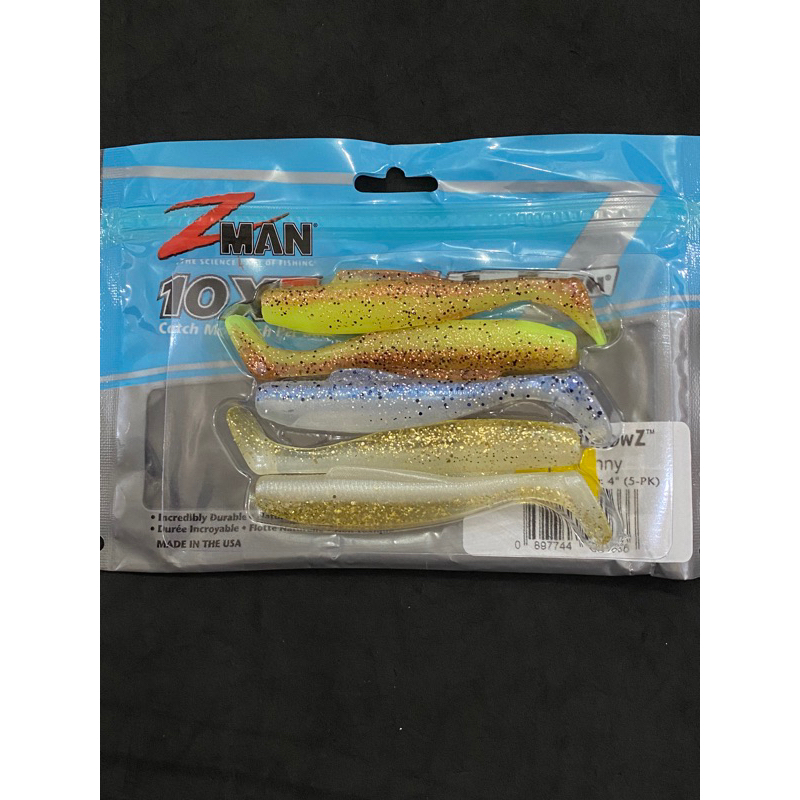 Soft Lure Zman Diezel Minnowz 4inchi 10cm warna Mix